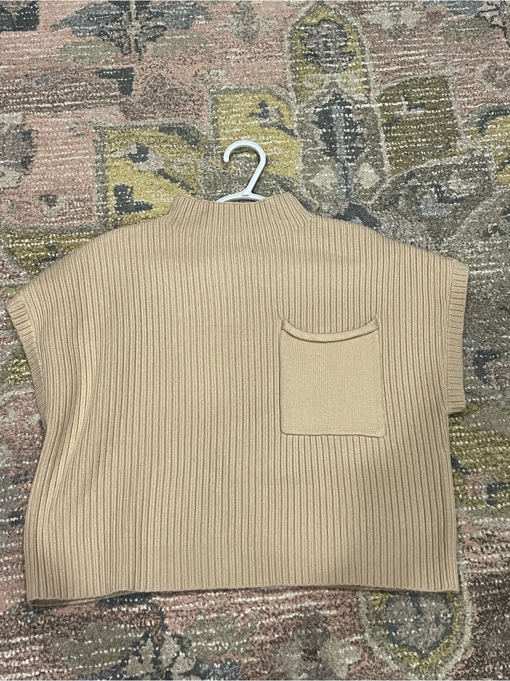 Cropped Short Sleeve Sweater